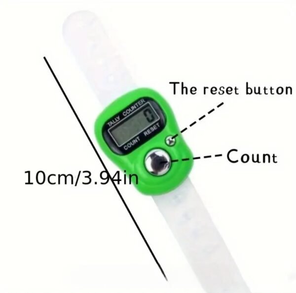 Digital Finger Counter Resettable, 3 pcs set.