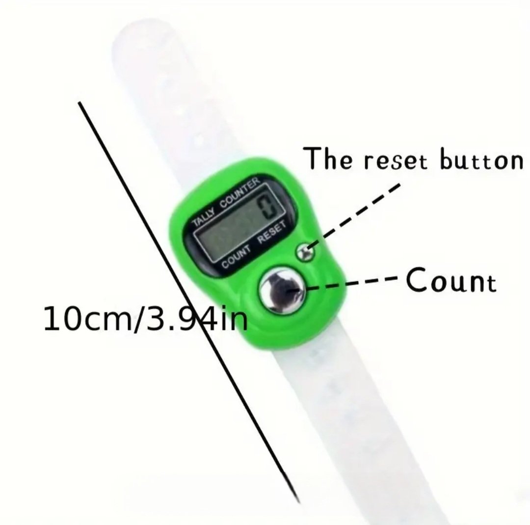 Digital Finger Counter Resettable, 3 pcs set. - Image 7
