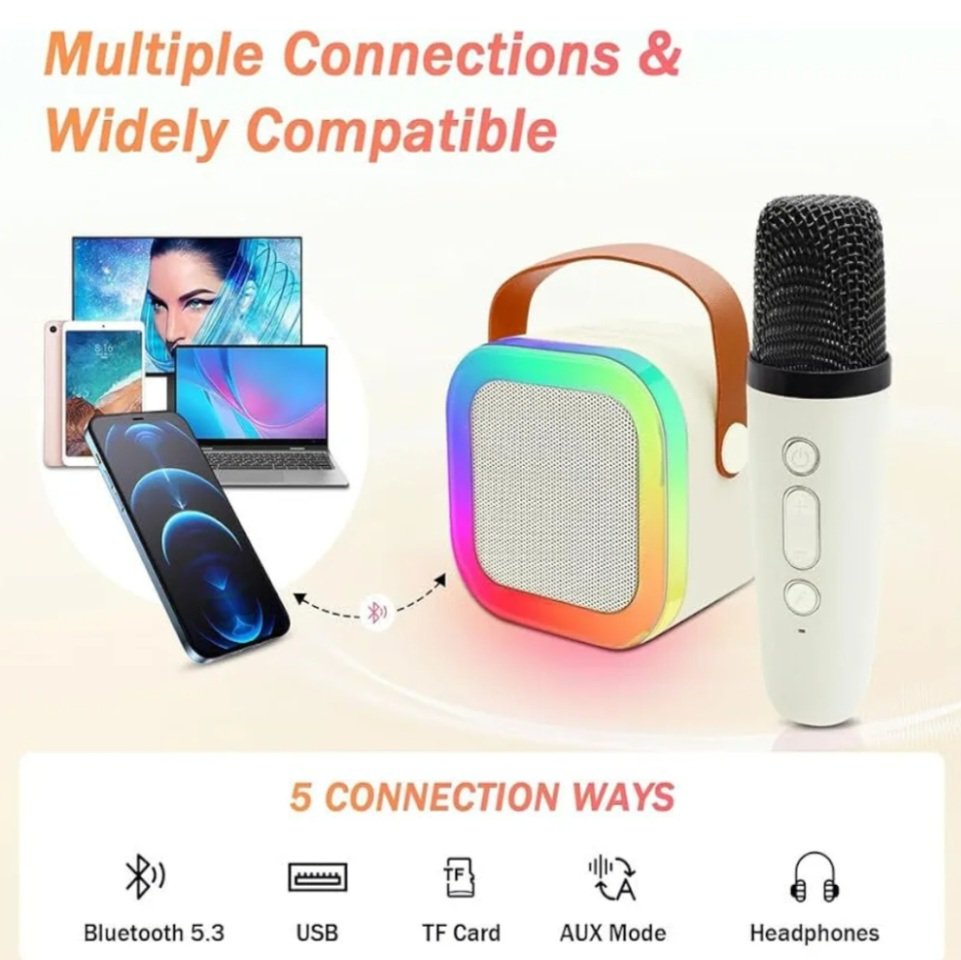 Mini Karaoke Microphones, Bluetooth Speaker Set - Image 7