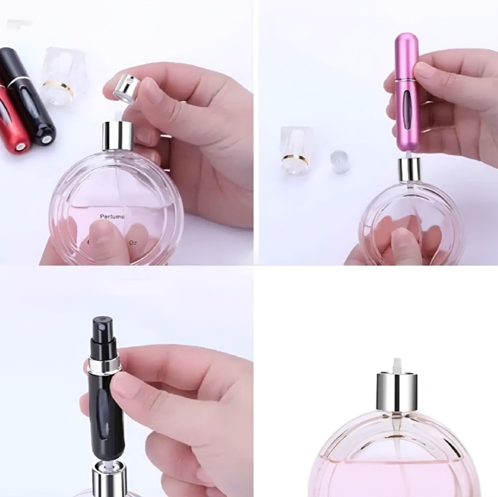 5ml Portable Mini Refillable Perfume Bottle with Spray Pump. - Image 3