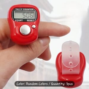 Digital Finger Counter Resettable, 3 pcs set.