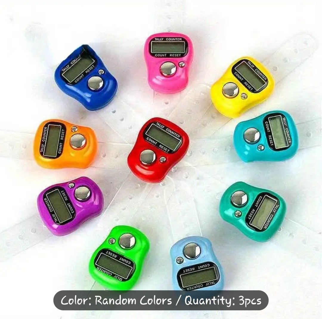 Digital Finger Counter Resettable, 3 pcs set. - Image 4