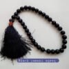 Natural Black Marble Stone 33 beads