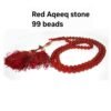 Natural yamani sulemani red Agate Stone 99 Beads
