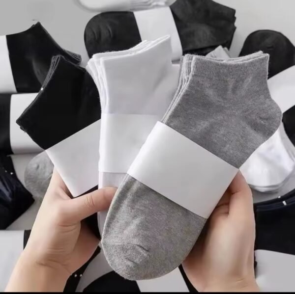 Textured Ankle Length Socks - Set of 3.