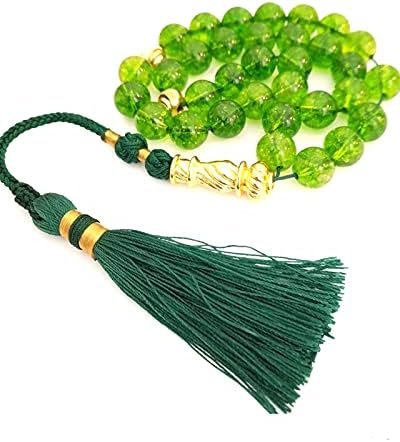 Peridot Stone Tasbih Bracelet - Image 2