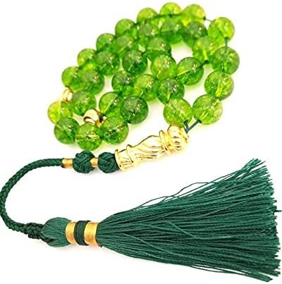 Peridot Stone Tasbih Bracelet