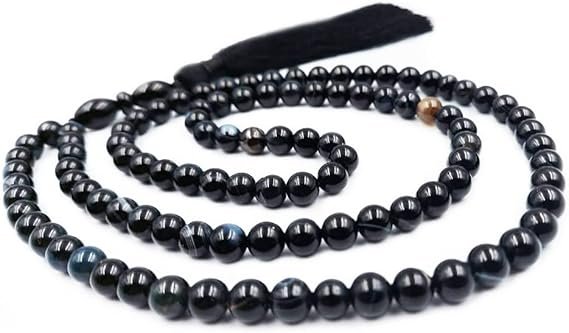 Black Agate 99-Bead Tasbih - Image 6