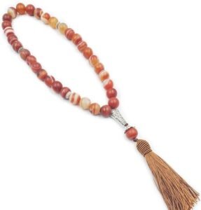 Red Agate 33-Bead Tasbih