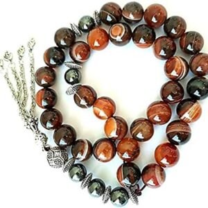 Agate Dhikr Rosary – 33 Beads