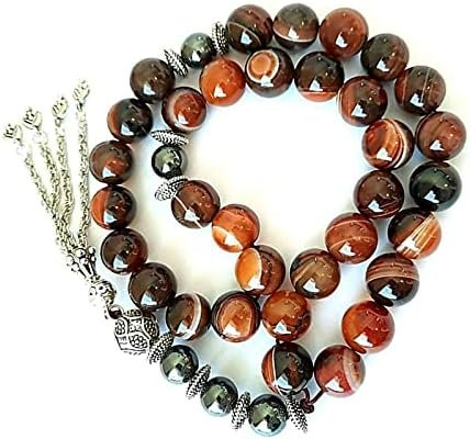 Agate Dhikr Rosary – 33 Beads