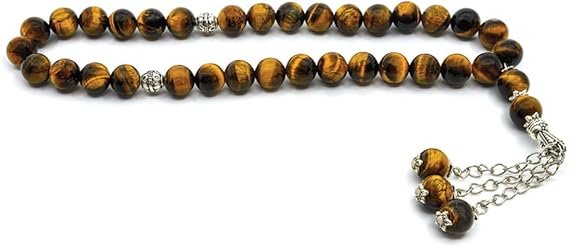 Tiger Eye 33-Beads Tasbih - Image 6