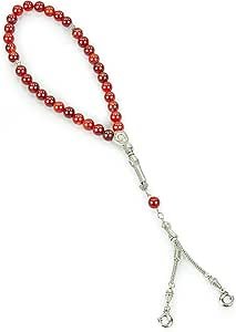 Orange Aqeeq 33 Tasbih