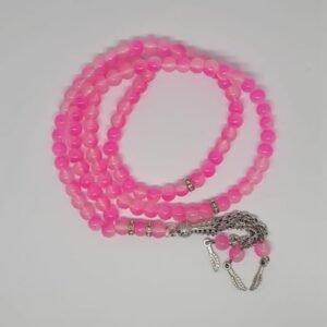 Pink Aqeeq 99 Tasbih