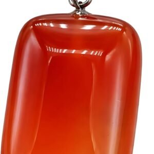 Red Agate Pendant Necklace