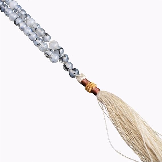 Grey Shajari Aqeeq Tasbih - Image 3