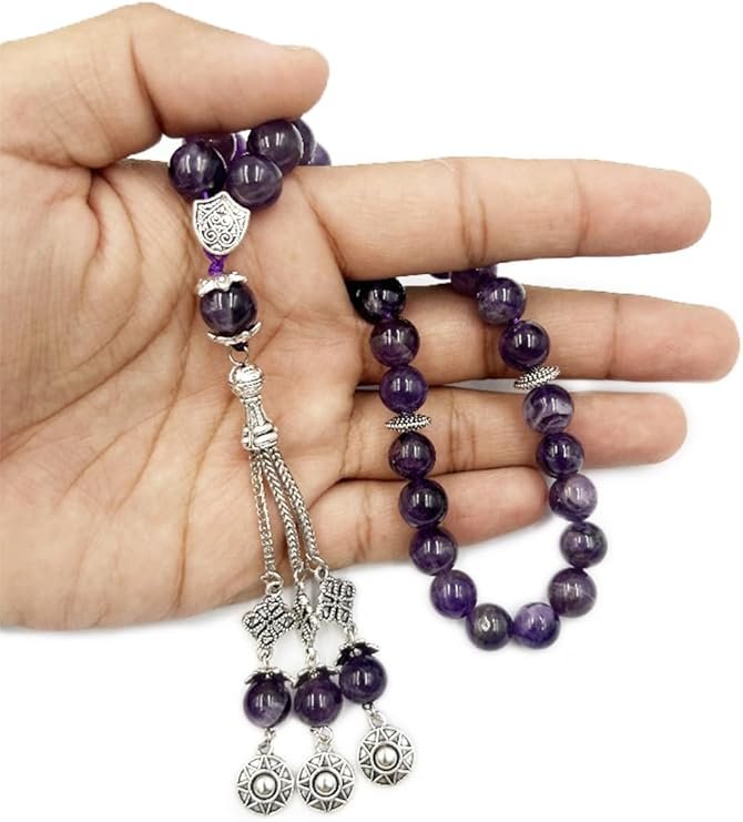 Amethyst 33 Beads Tasbih - Image 6