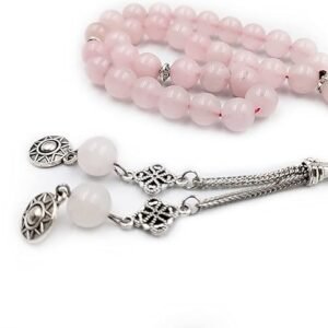 Rose Quartz 33-Bead Tasbih