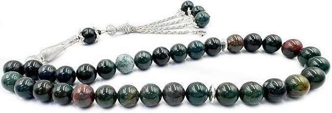 Bloodstone Agate 33 Beads Tasbih - Image 5