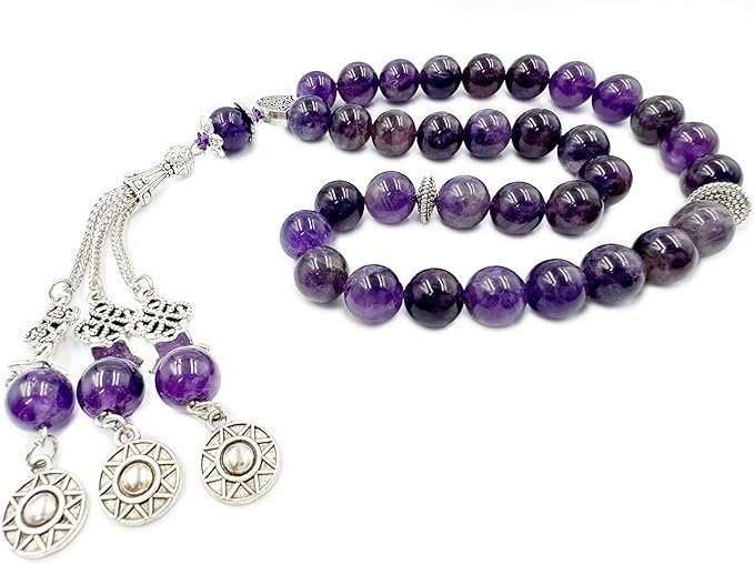 Amethyst 33 Beads Tasbih
