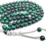 Green Tiger Eye Stone 99 Beads Tasbih