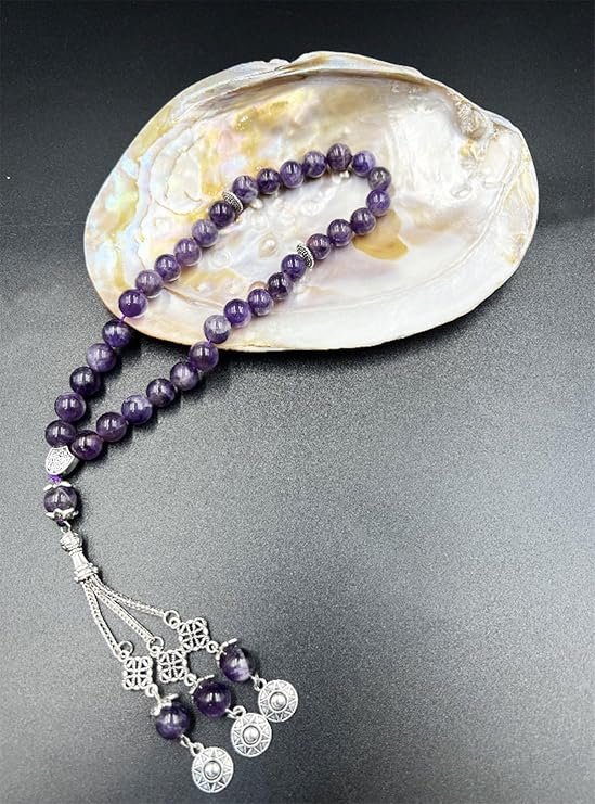 Amethyst 33 Beads Tasbih - Image 4
