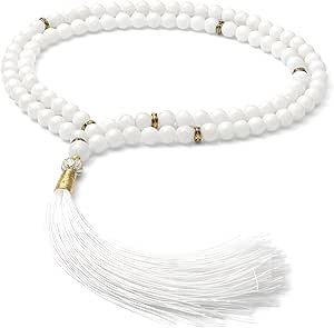 White Jade 99 Beads Tasbih