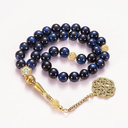 Natural Blue Tiger Eye Tasbih
