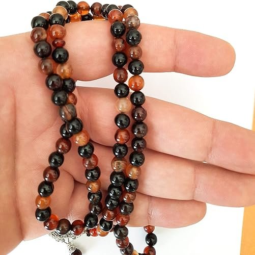 Yemeni Aqeeq 99 Beads Tasbih - Image 3