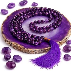 Purple Agate 99 Beads Tasbeeh