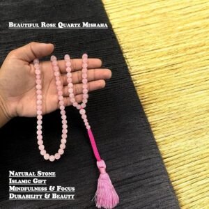 Rose Quartz 99-Bead Tasbih