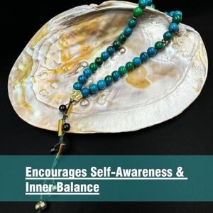 Chrysocolla & Pyrite Tasbih