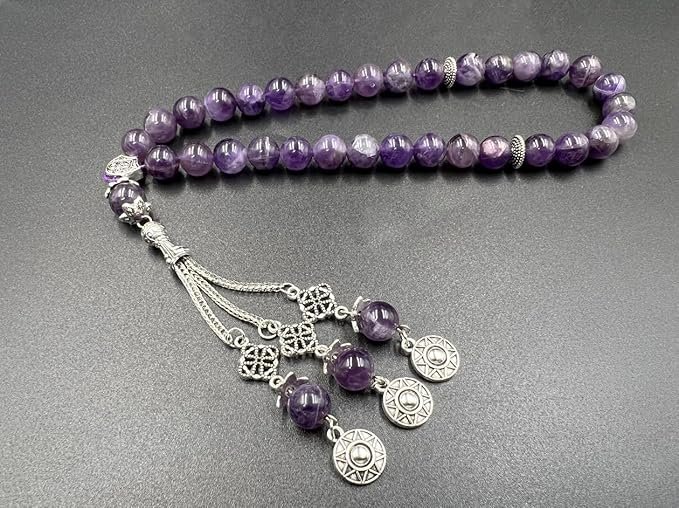 Amethyst 33 Beads Tasbih - Image 2