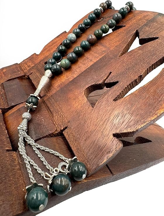 Bloodstone Agate 33 Beads Tasbih - Image 3