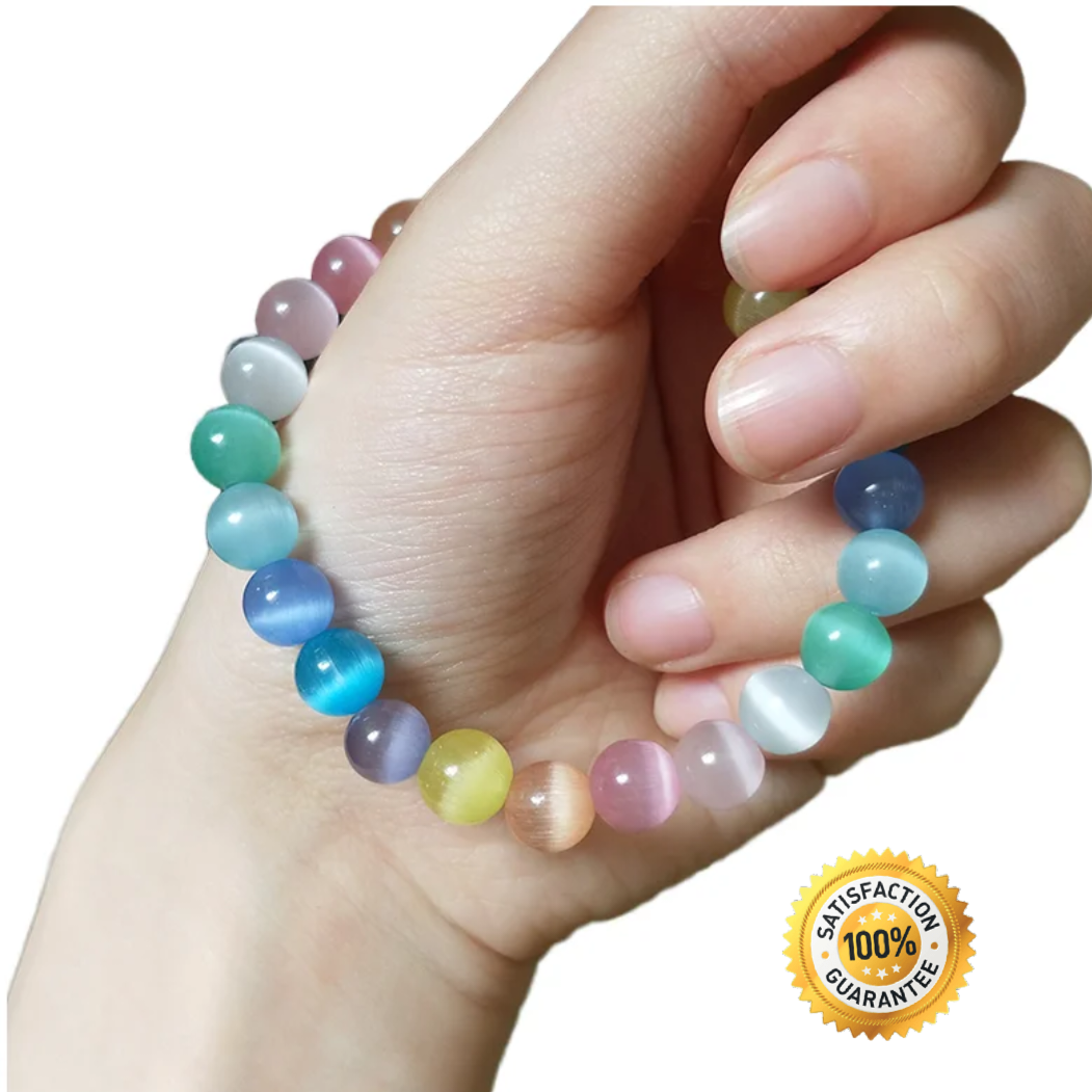 Natural Multi Cat Eye Bracelet – Healing & Stylish Jewelry - Image 3