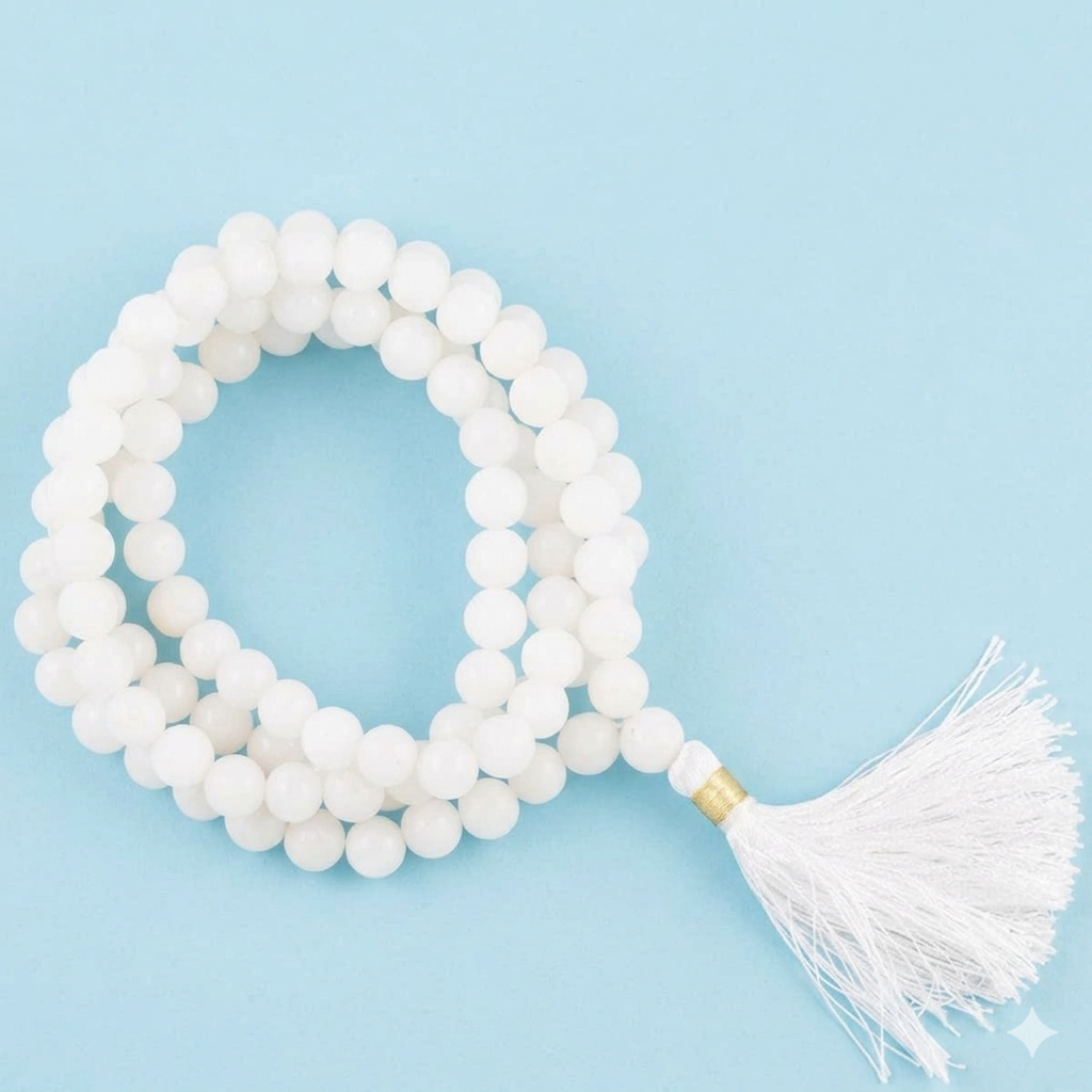 Authentic White Jade Stone Tasbeeh – Spiritual & Calming Prayer Beads - Image 3