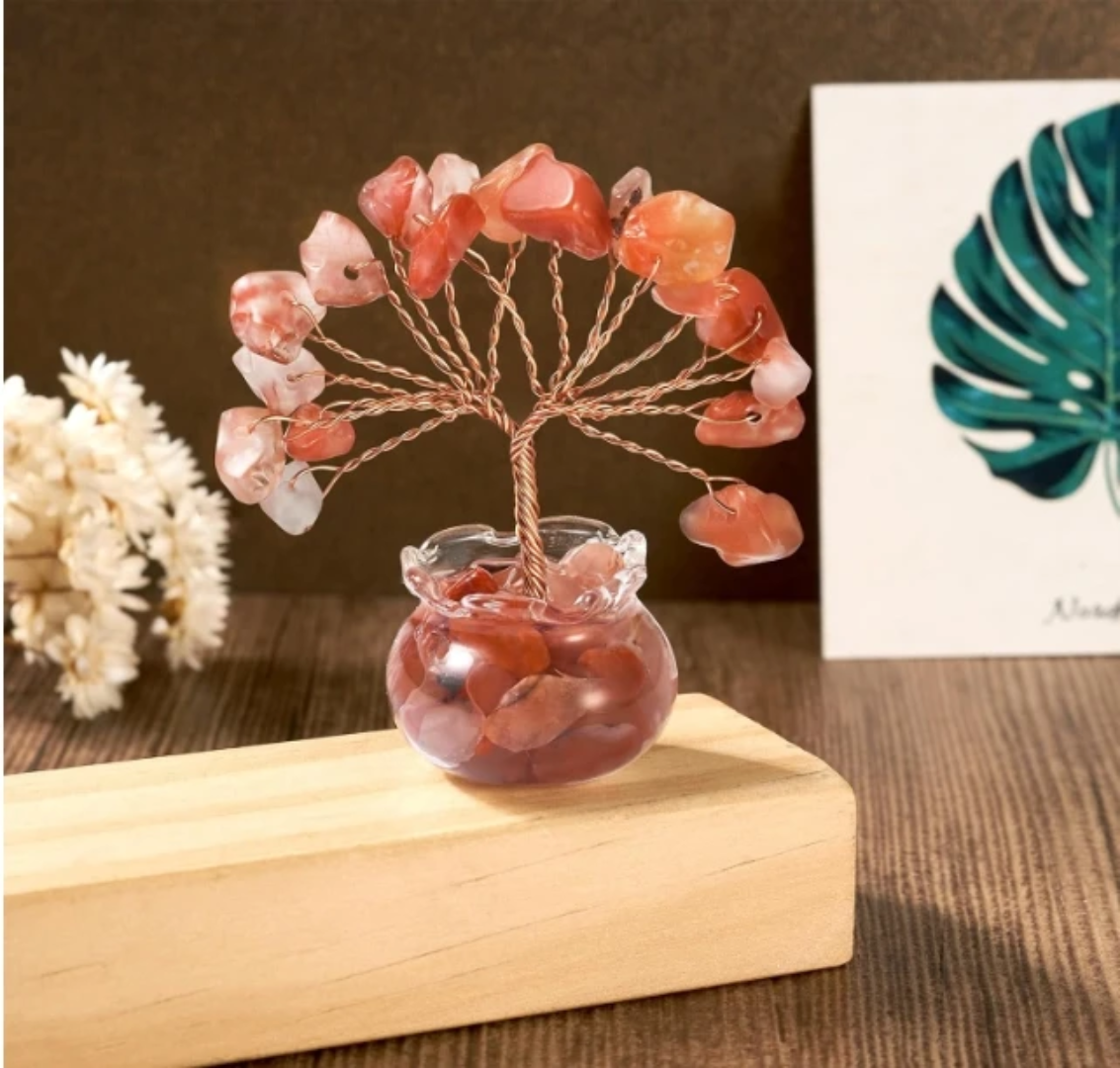 “Elegant Mini Stone Money Tree – Wealth & Charm Combined” - Image 4