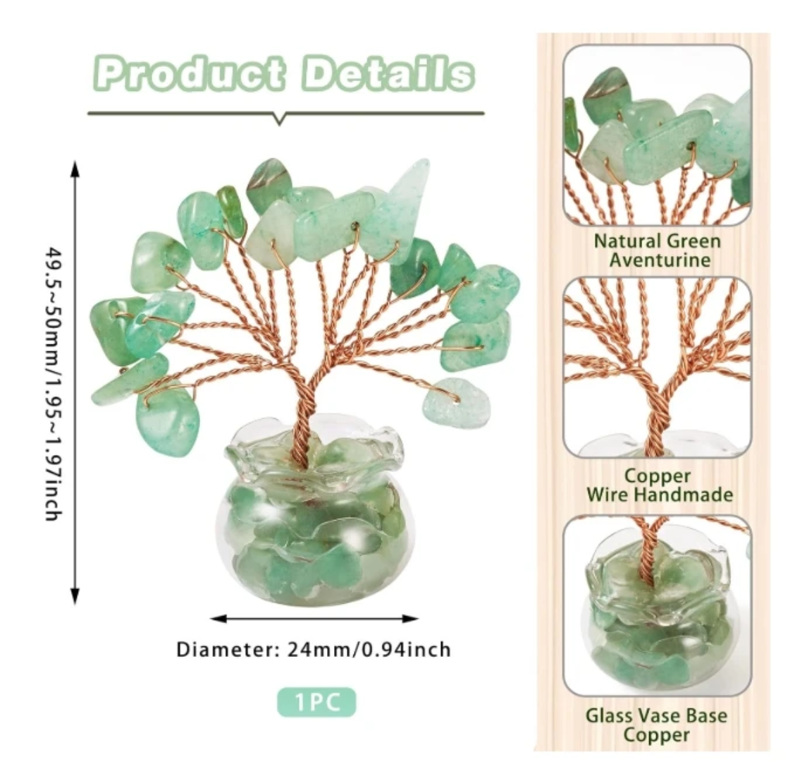 🌿 Green Aventurine Money Tree – Luck, Prosperity & Positive Vibes ✨ - Image 3
