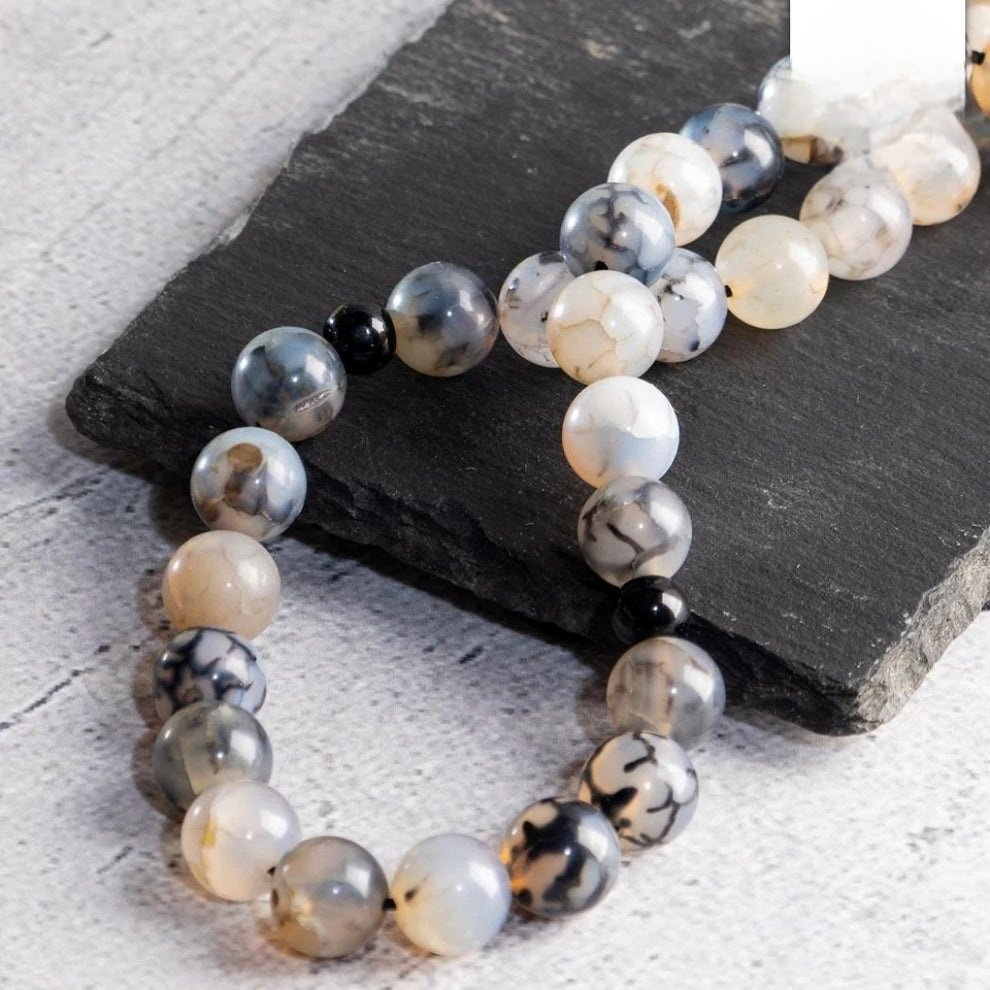 “Dragon Vein Stone Beads Shajari – Natural Healing & Spiritual Bracelet Beads” - Image 2