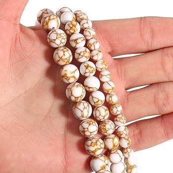 Golden Howlite Stone Bracelet Healing & Stylish Jewelry - Image 3