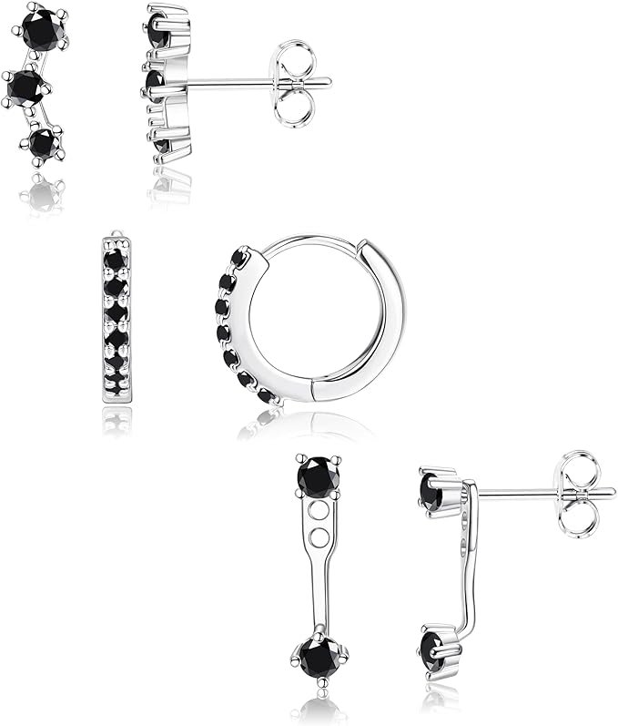 Silver Earrings Set - Image 4