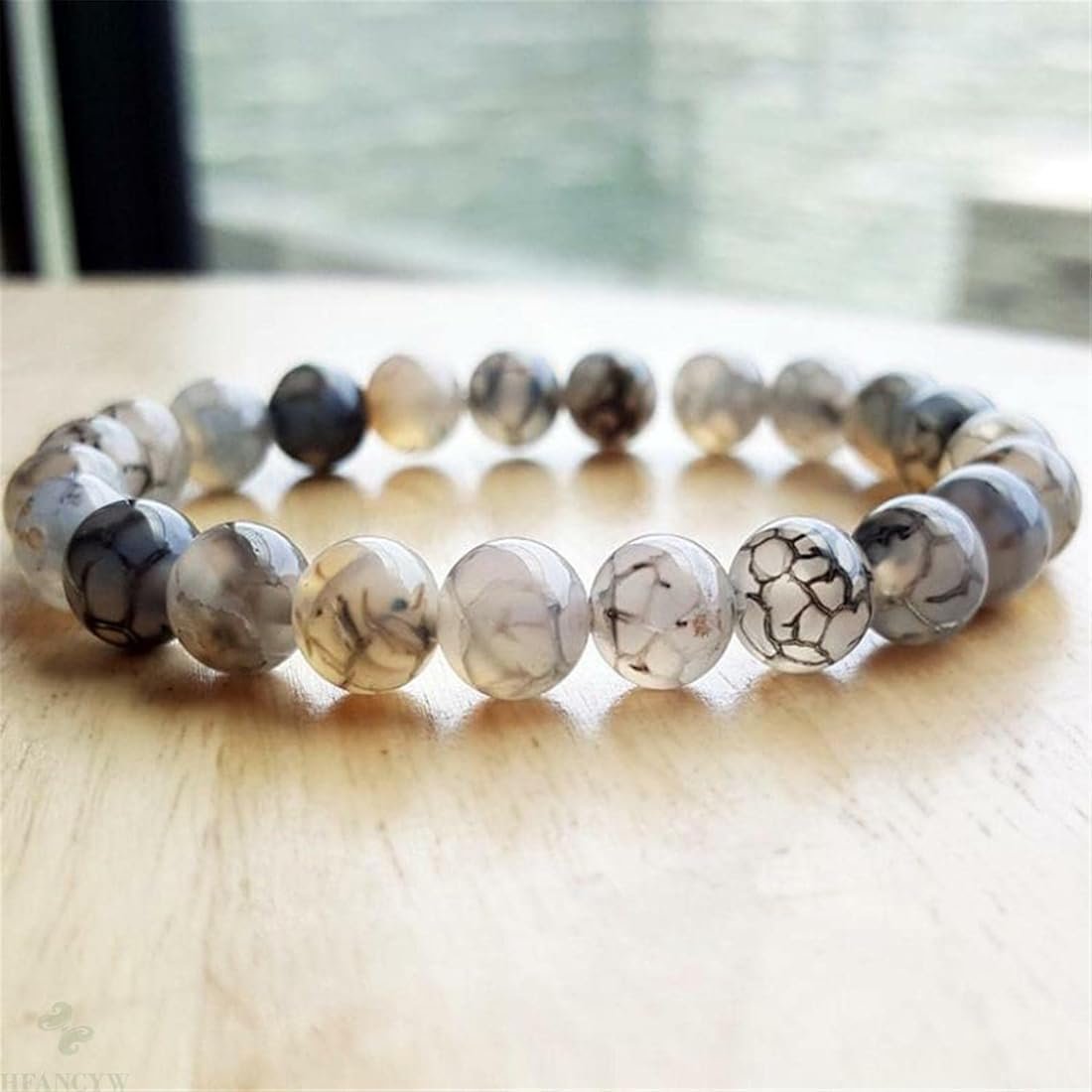 Dragon Vein Stone Bracelet – Bold Look & Healing Energy - Image 3