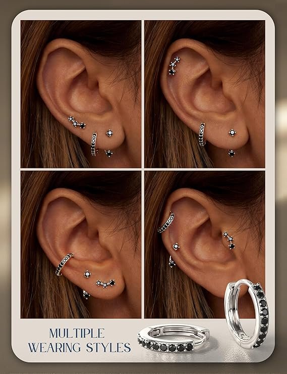 Silver Earrings Set - Image 7