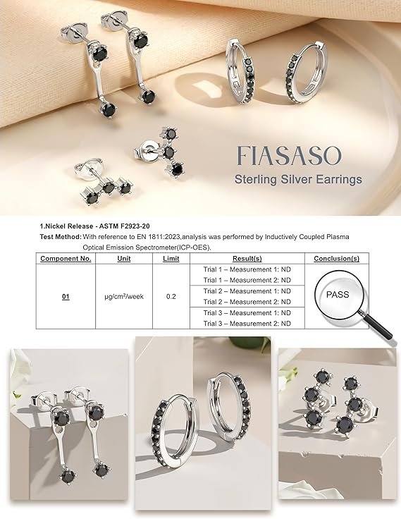 Silver Earrings Set - Image 3