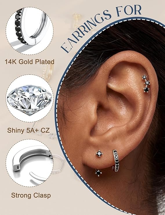 Silver Earrings Set - Image 6