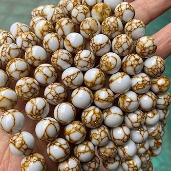 Golden Howlite Stone Bracelet Healing & Stylish Jewelry - Image 4