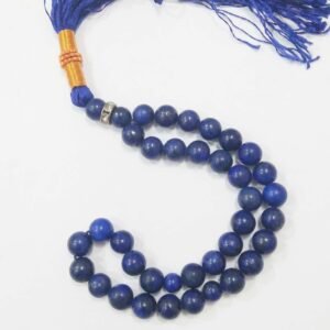 “Premium Lapis Lazuli Stone Beads – Natural Healing & Spiritual Bracelet Beads”