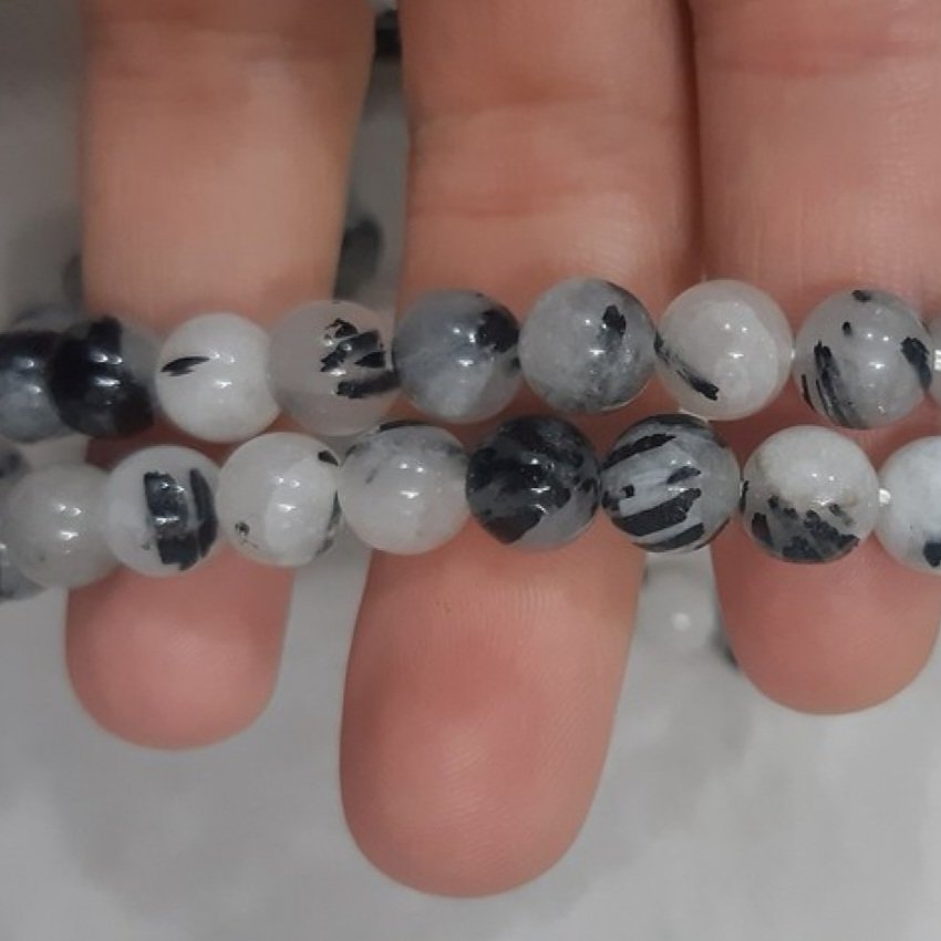 “Dragon Vein Stone Beads Shajari – Natural Healing & Spiritual Bracelet Beads” - Image 5