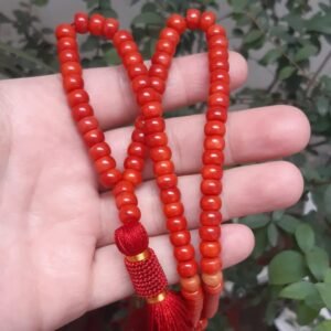 “Natural Red Coral Beads – Meditation, Prayer & Bracelet Essentials”