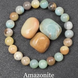 Luxury Amazonite Bracelet – Natural Healing Crystal Jewelry